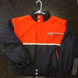 Men's Nascar Dodge Ram Jacket with tucked under hood Med